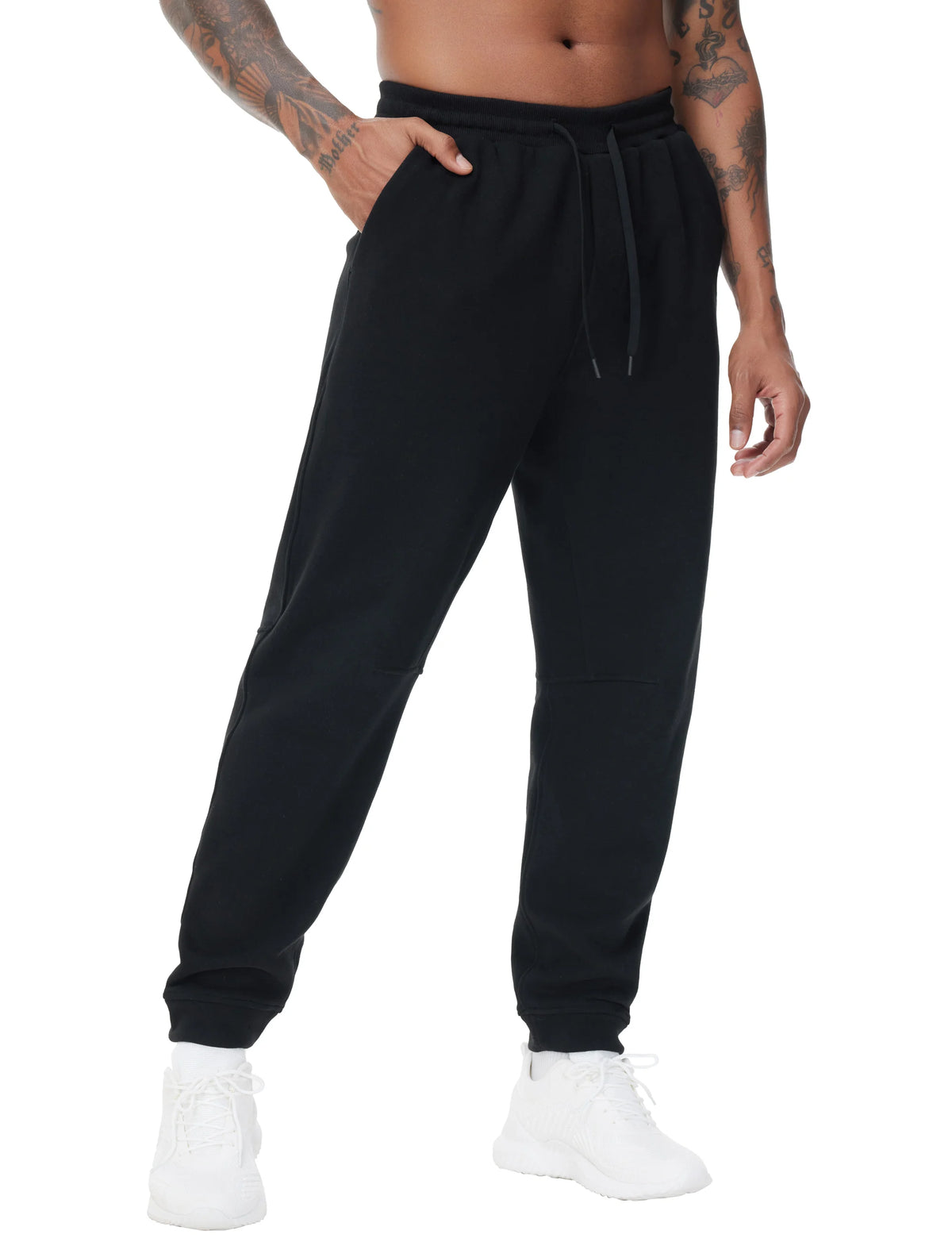 The Gym People Mens Cotton Fleece Sweatpants With Pockets