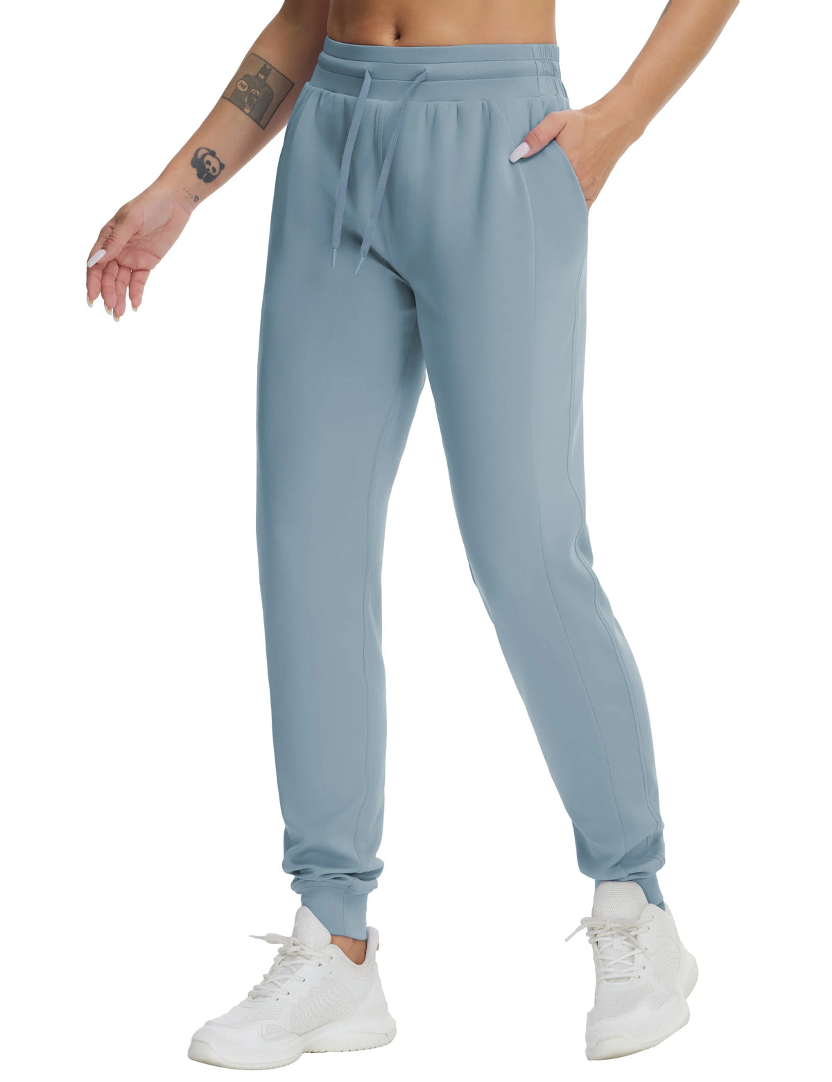 The Gym People Womens Seamless Yoga Joggers With Pockets
