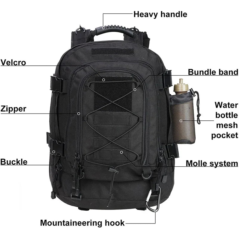 Lqarmy Military Tactical Molle Rucksack For Everyday Adventure