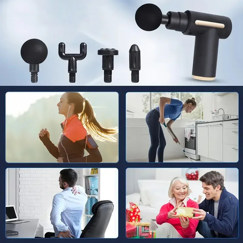 Electric Deep Tissue Massage Gun For Muscle Relaxation And Fitness