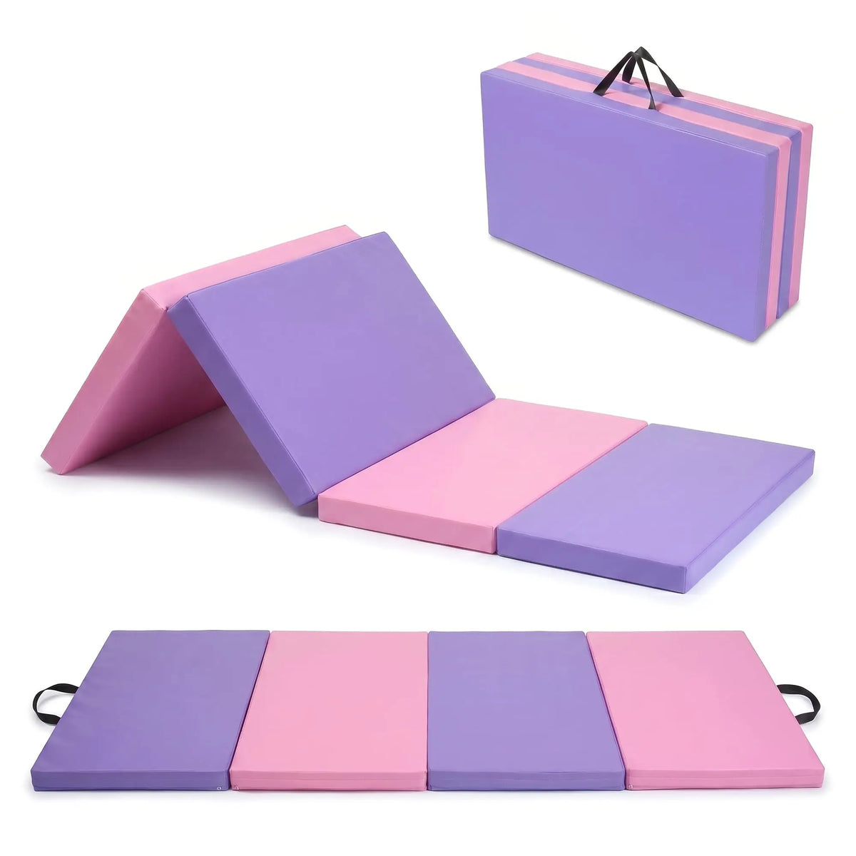 HiMISS Foldable Gymnastics Exercise Mat For Home Workouts