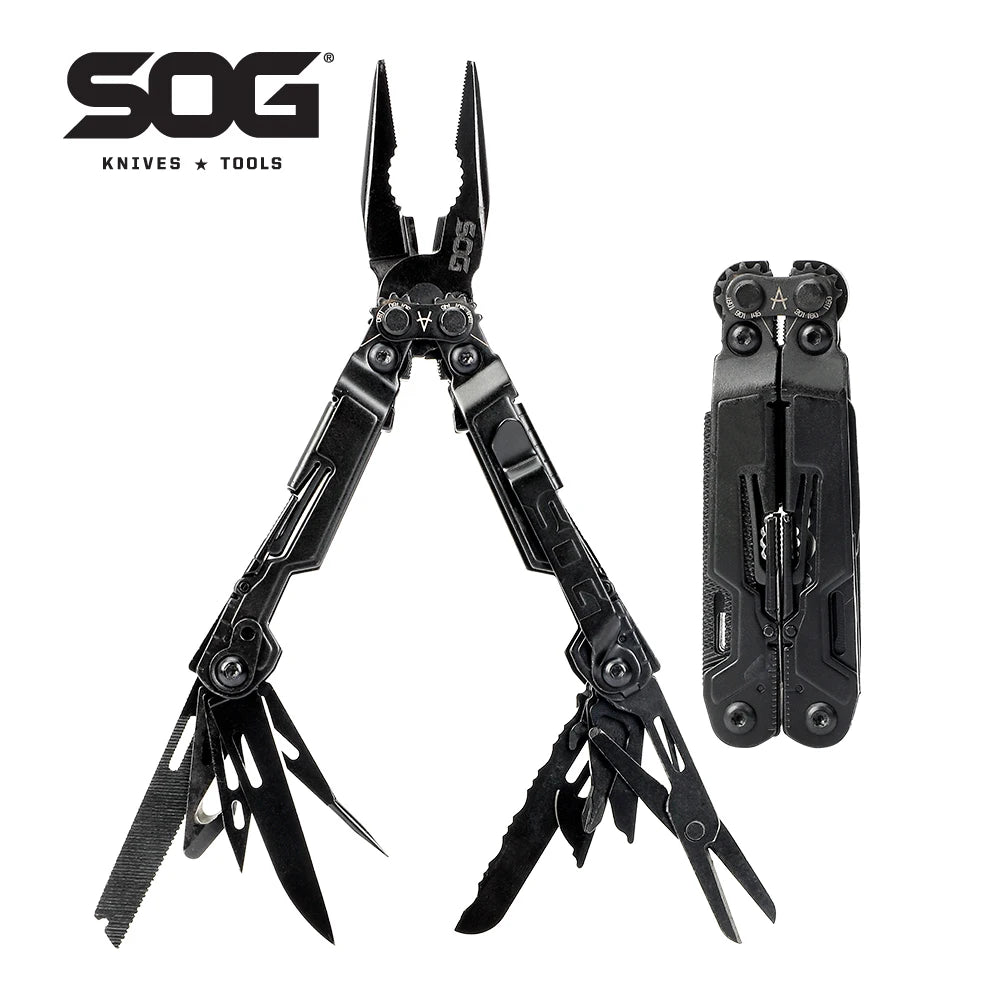 SOG PowerPint Mini Multi Tool Stainless Steel Pliers With Knife