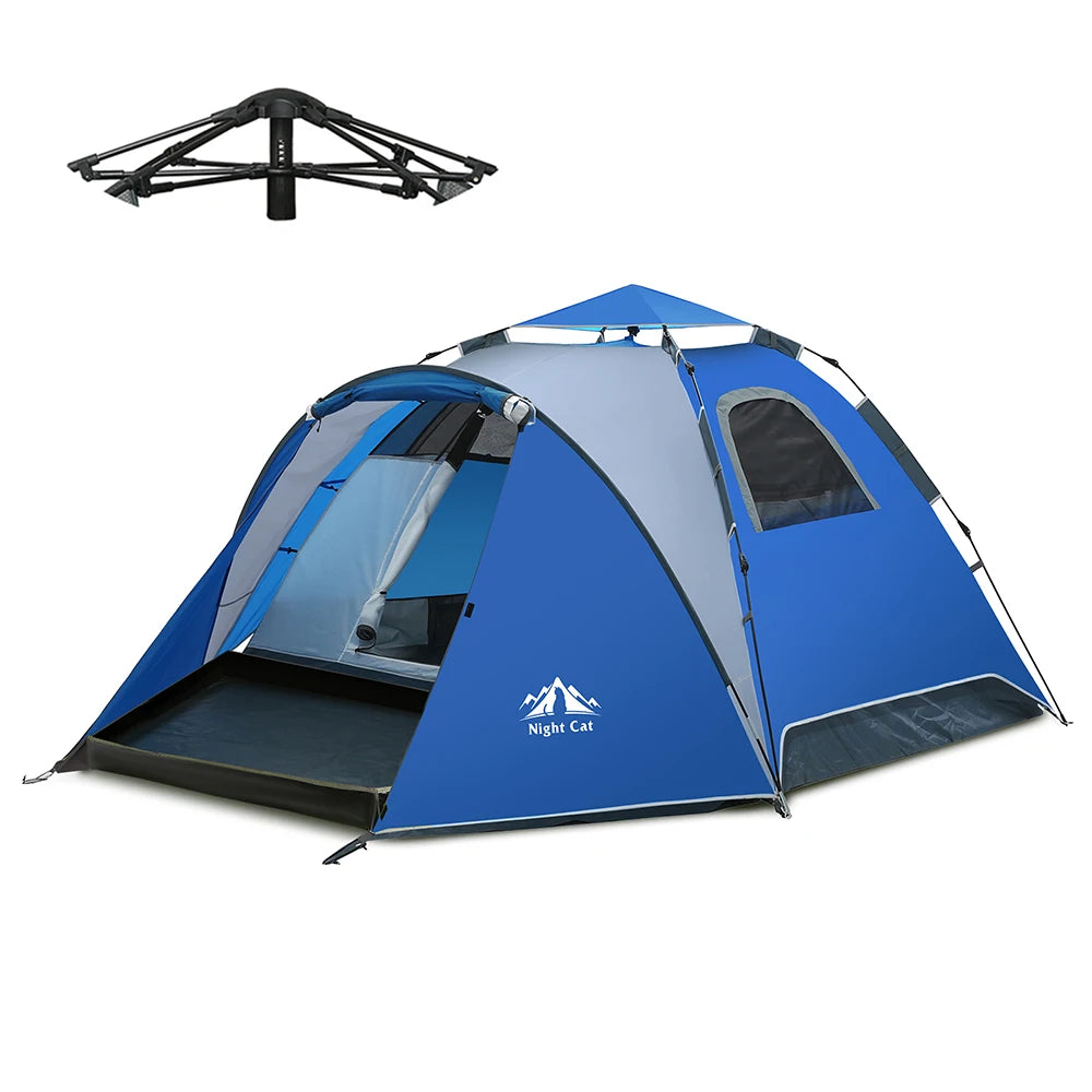 Night Cat Automatic Instant Hydraulic Waterproof Windproof Tent