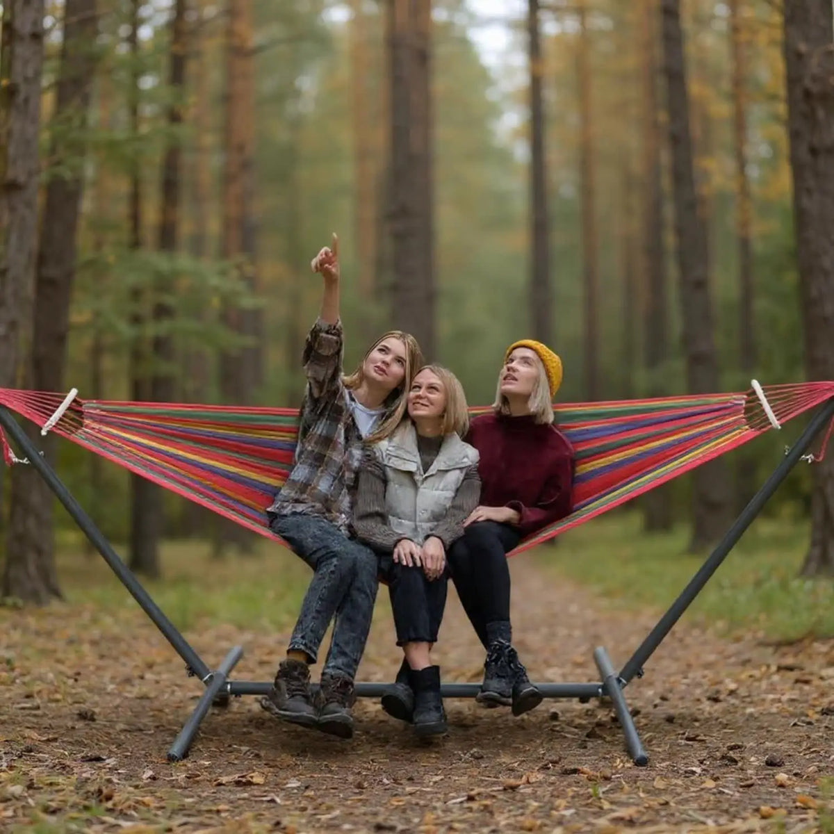 Gyroor Heavy Duty Freestanding Hammock Stand With Carry Bag