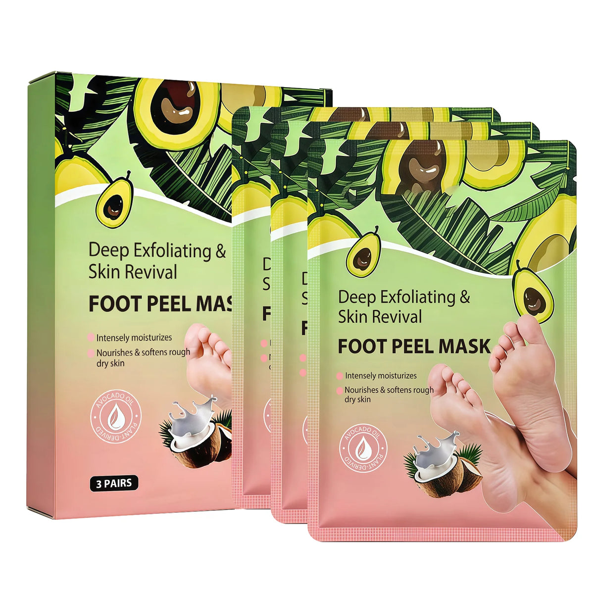 Moisturizing Foot Mask Treats Dry Feet And Provides Hydrating Care