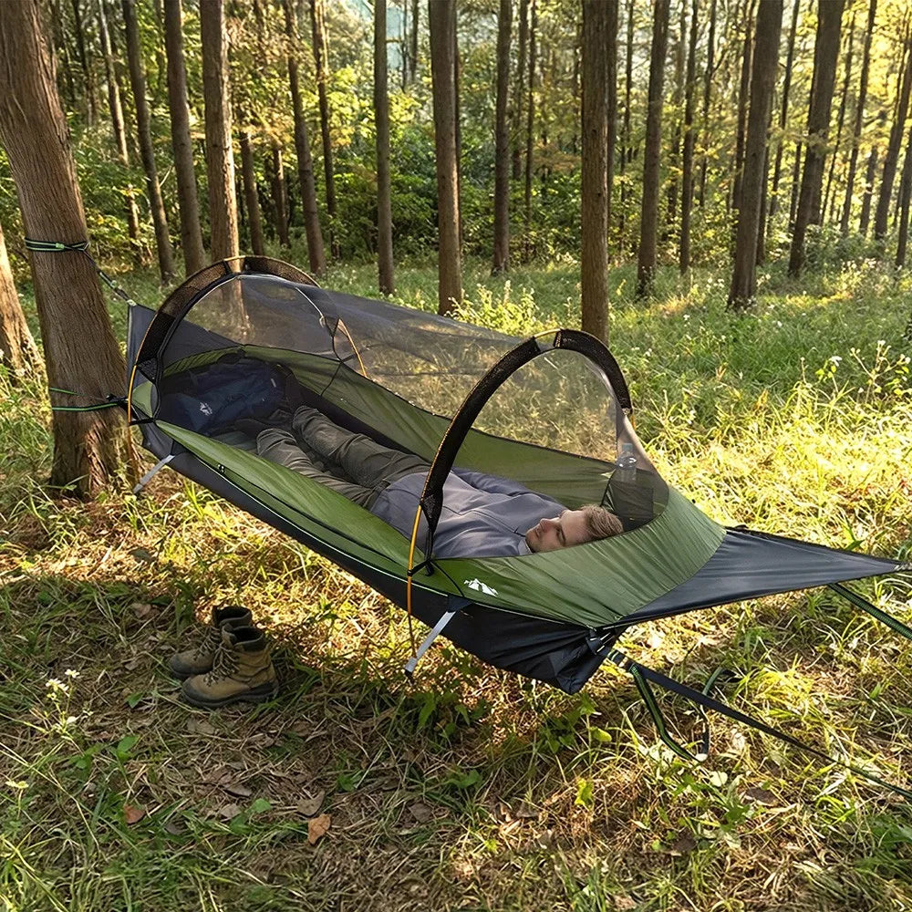 Night Cat Hammock Tent With Rainfly And Mosquito Net