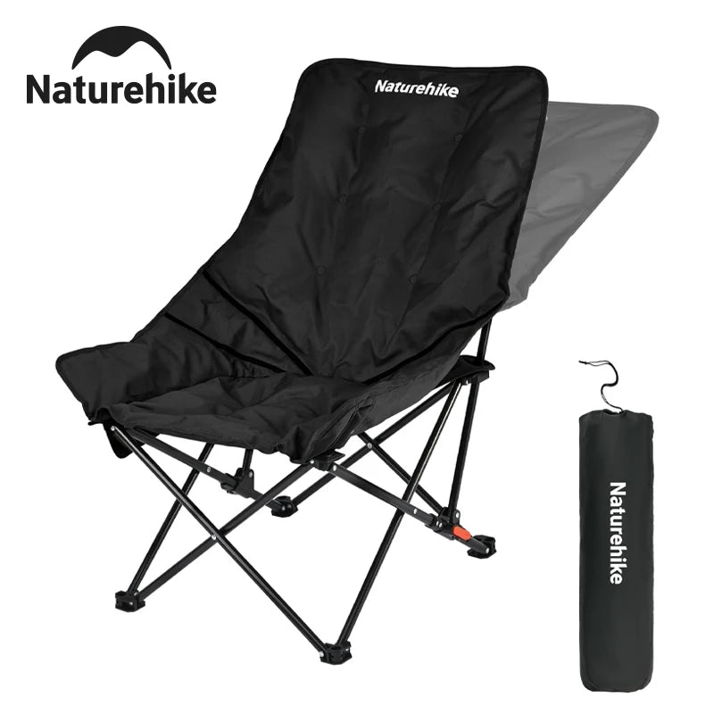 Naturehike Outdoor Folding Camping Moon Chair With Adjustable Backrest