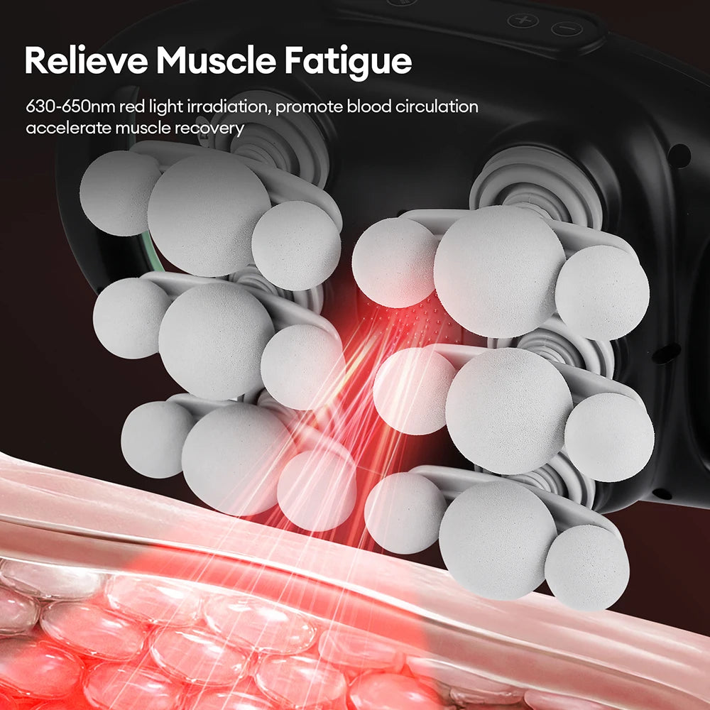 Iebilif Wireless Deep Tissue Muscle Massager With Red Light Therapy