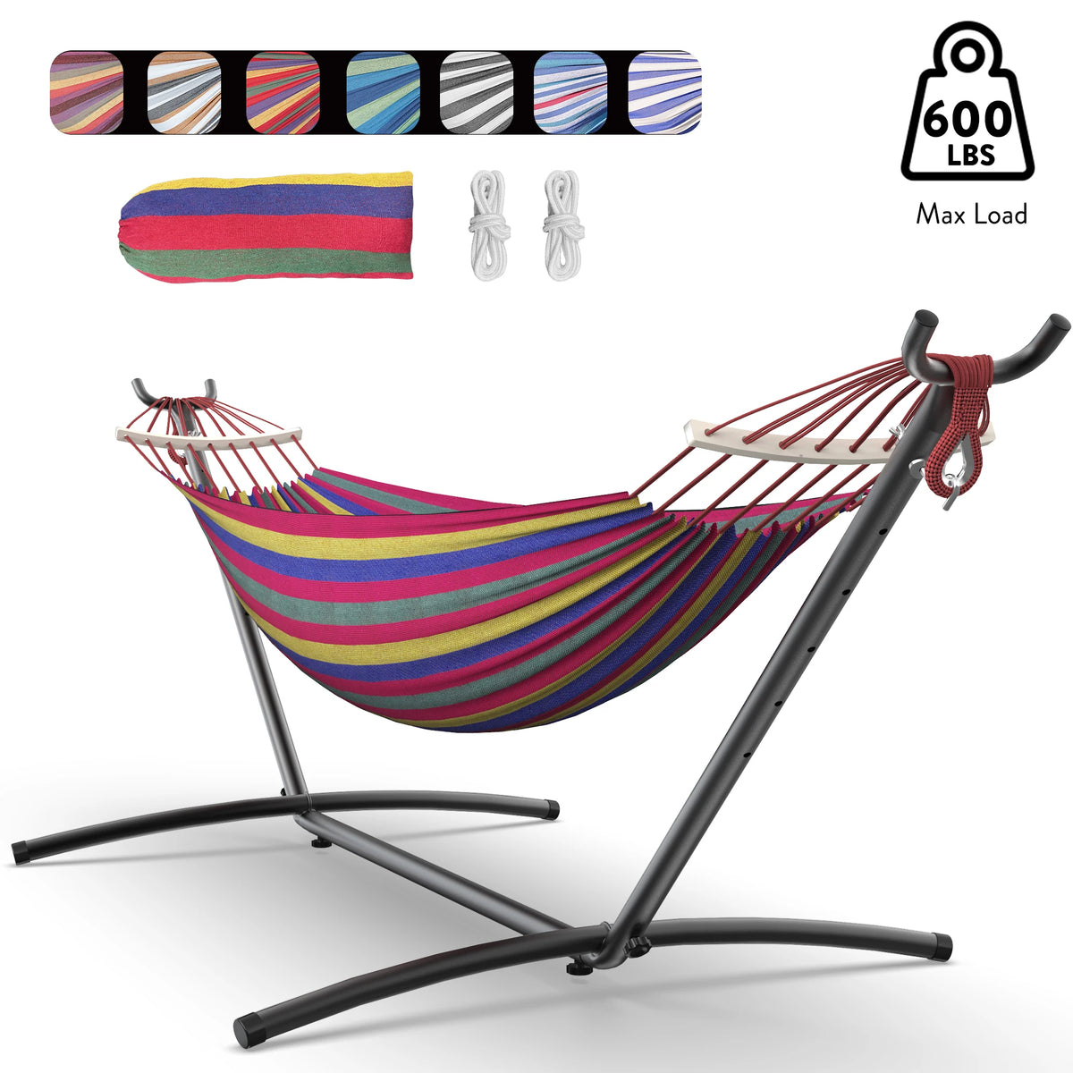Gyroor Heavy Duty Freestanding Hammock Stand With Carry Bag