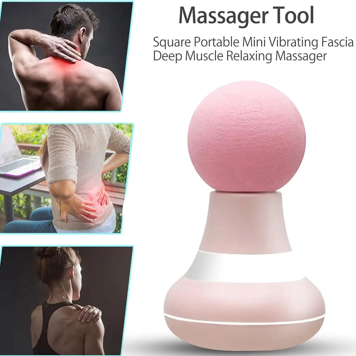 Foricom Mini Massage Gun Deep Tissue Percussion Therapy Body Massager