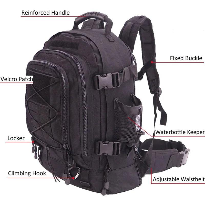 Lqarmy Military Tactical Molle Rucksack For Everyday Adventure