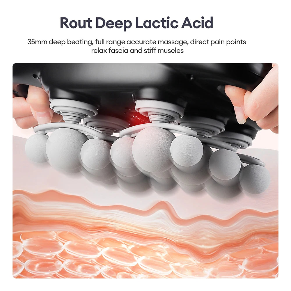 Iebilif Wireless Red Light Deep Tissue Muscle Massage Gun