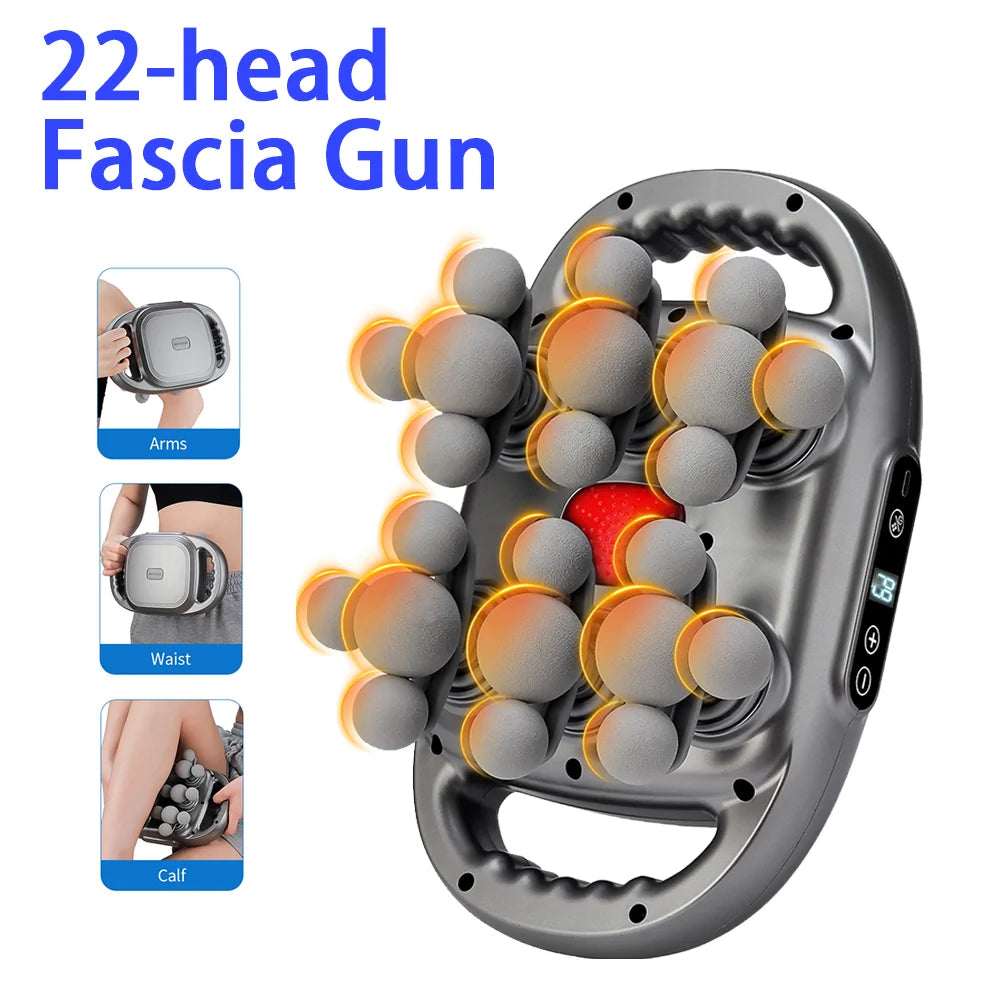 Foreverlily Advanced Fascia Gun For Full Body Muscle Relief Therapy