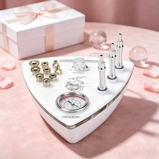 3 In 1 Professional Facial Skincare Device With Diamond Microdermabrasion