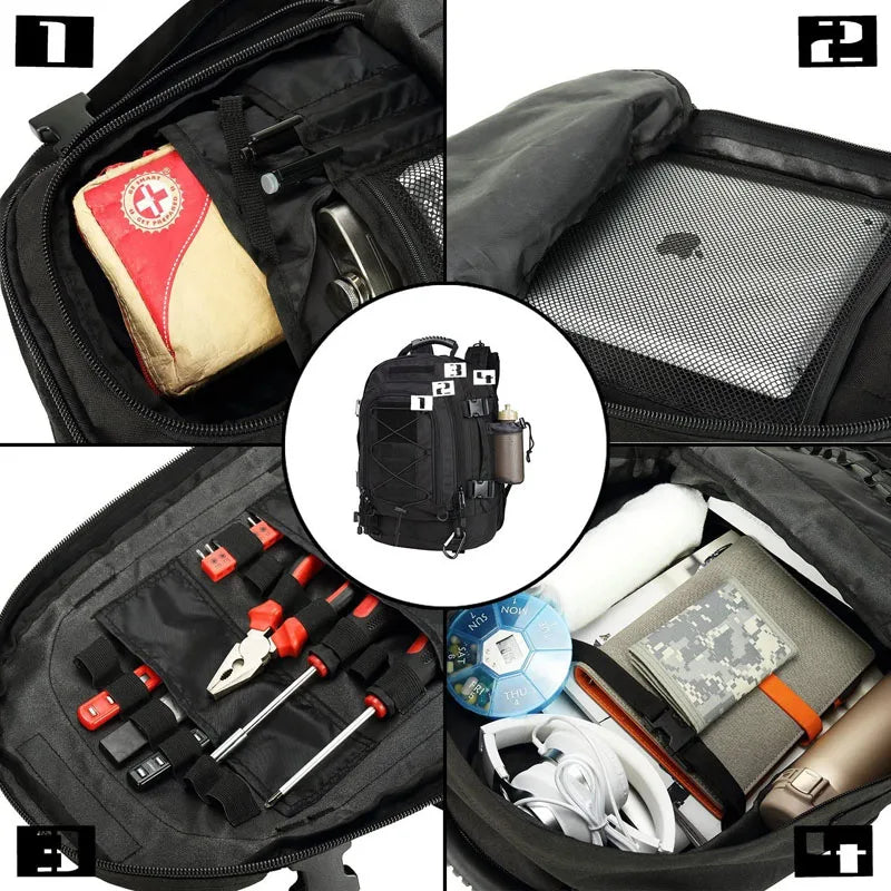 Lqarmy Military Tactical Molle Rucksack For Everyday Adventure