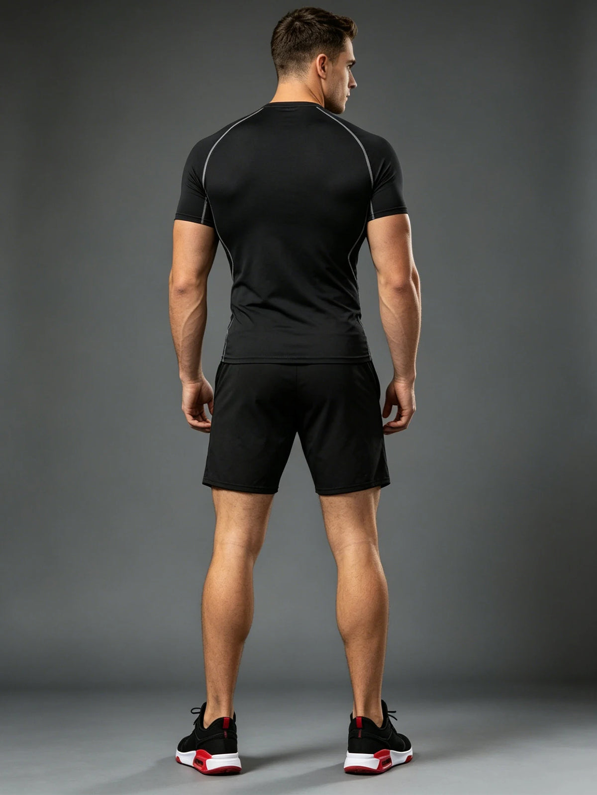 Men's Quick Dry Two Piece Athletic Workout Training Set