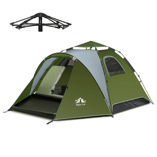 Night Cat Automatic Instant Hydraulic Waterproof Windproof Tent