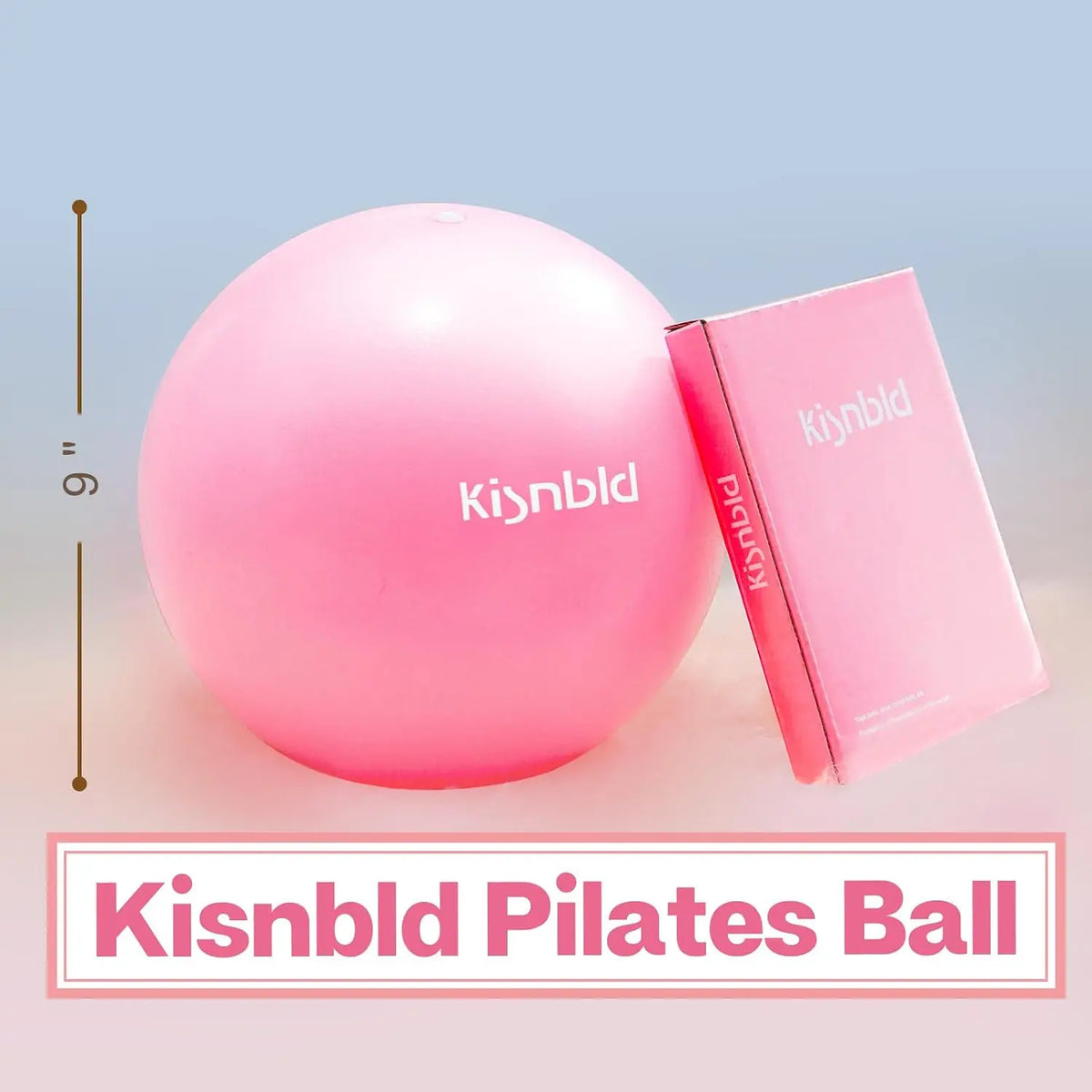 Kisnbld Slip Resistant Yoga Exercise Ball For Home Fitness Therapy