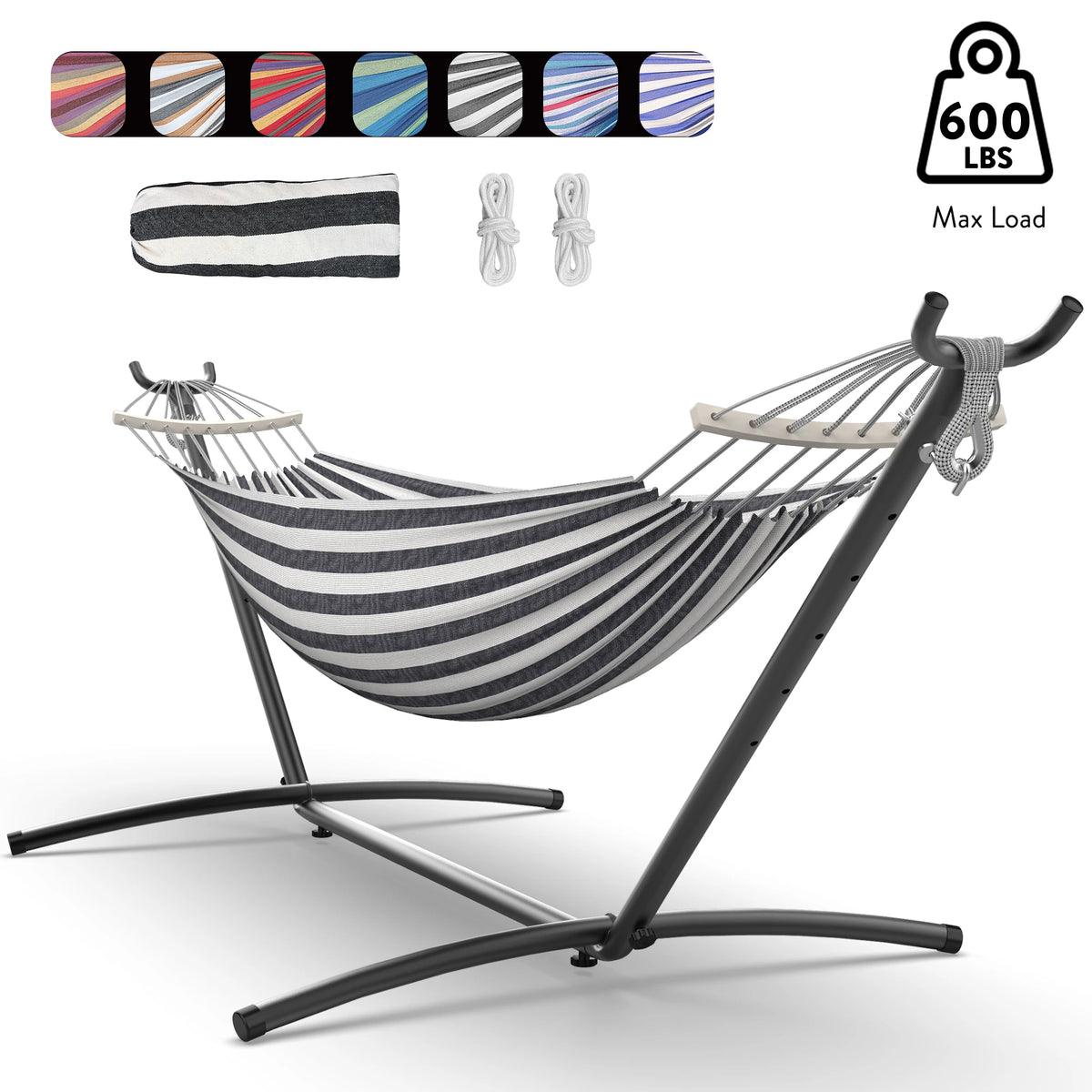 Gyroor Heavy Duty Freestanding Hammock Stand With Carry Bag
