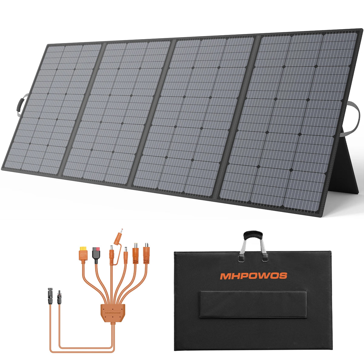 MHPOWOS 400W Foldable Portable Solar Panel For Outdoor Camping